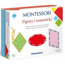 FIGURY I SZNURÓWKI MONTESSORI CLEMENTONI 50079